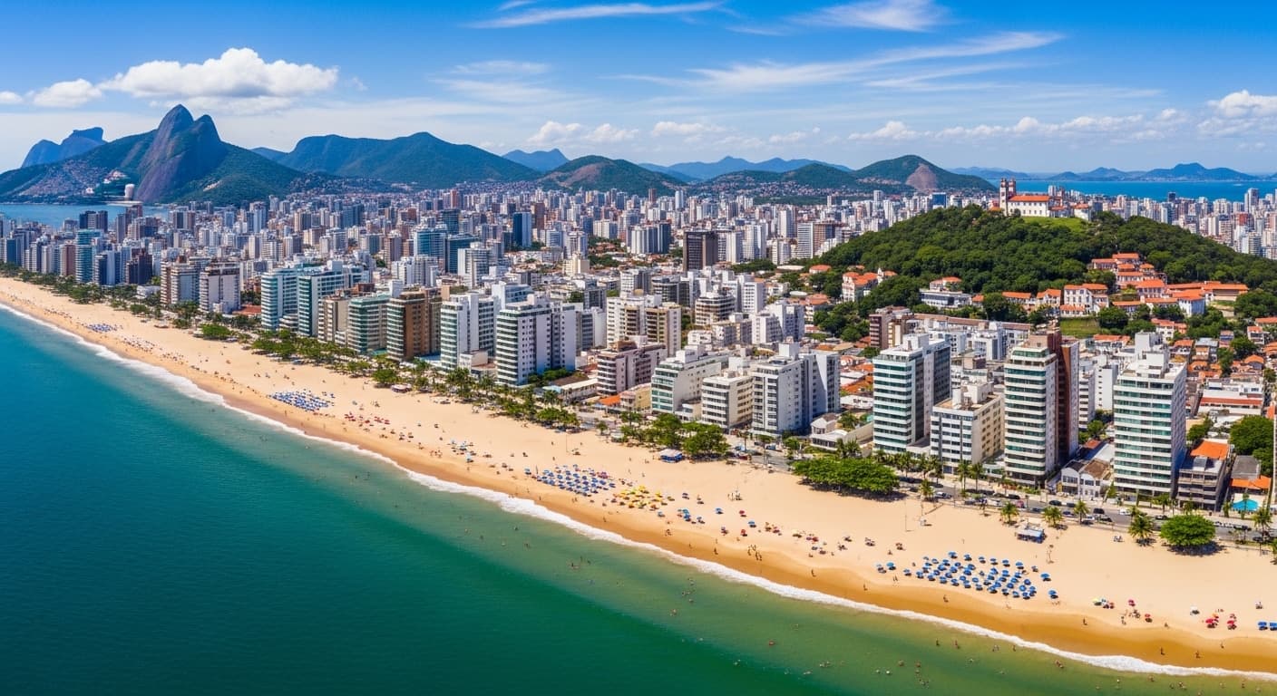 Praia em Vila Velha - desktop